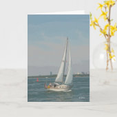 クルージング – カー空白のド カード (黄色い花)