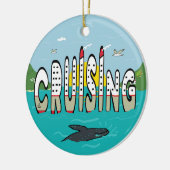 クルージング セラミックオーナメント (左)