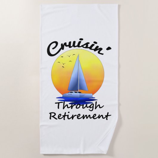 クルージング ビーチタオル (正面)