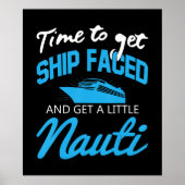 クルージング |ボートおもしろいパーティー船積みファミリークルーズ ポスター (正面)