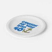 クルージングMy Way Into 40パーティーDecor紙プレート ペーパープレート (アングル)