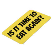 クルーズおもしろいキャビンのドアのマグネット – 再び食べの時間 マグネット (左側)