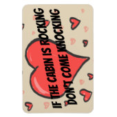 クルーズおもしろいキャビンのドアマグネット マグネット (縦)