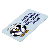 クルーズおもしろいキャビンのドアマグネット – 男性の制服 マグネット (左側)