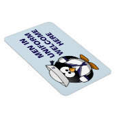 クルーズおもしろいキャビンのドアマグネット – 男性の制服 マグネット (右側)