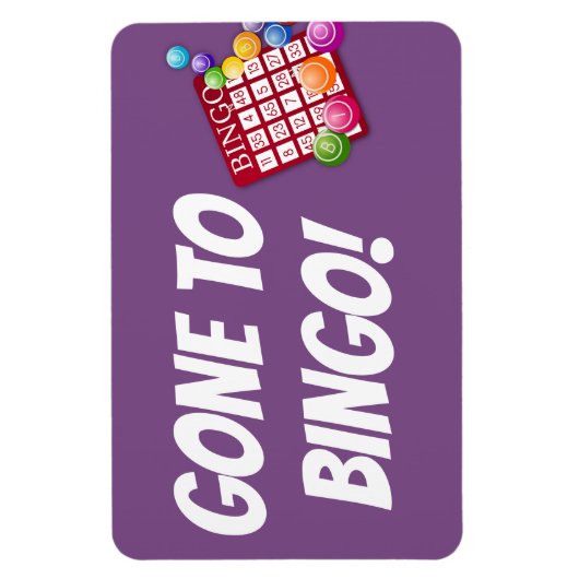 クルーズおもしろいキャビンのドア磁石 – ビンゴに行く マグネット (縦)