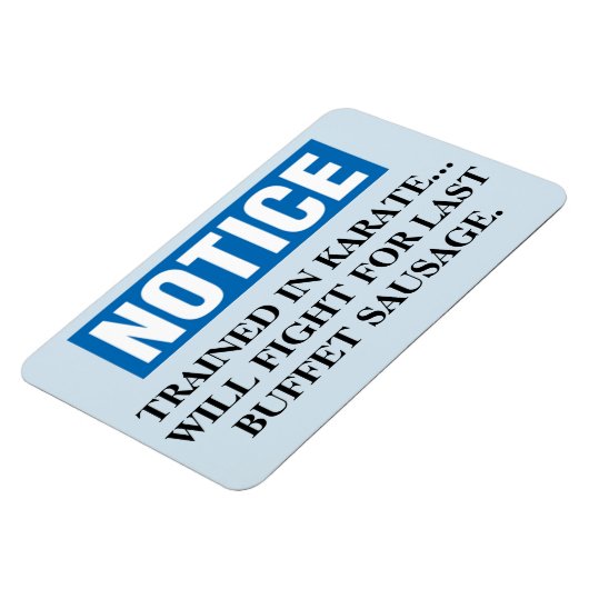 クルーズおもしろいキャビンのドア磁石 – 最後のソーセージ マグネット (左側)