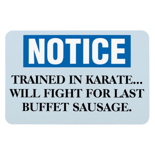 クルーズおもしろいキャビンのドア磁石 – 最後のソーセージ マグネット (横)