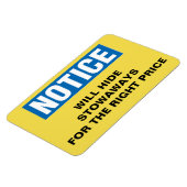 クルーズおもしろいキャビンのドア – 高速道路を隠す マグネット (左側)