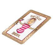 クルーズおもしろいシップの漫画の彼女のためのサイン マグネット (左側)