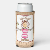 クルーズおもしろいビーチバケーションフォーザトロピカル スリム缶クーラー (Seltzer正面)