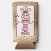 クルーズおもしろいビーチバケーションフォーザトロピカル スリム缶クーラー (裏面)