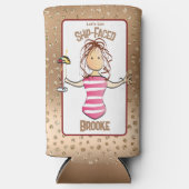 クルーズおもしろいビーチバケーションフォーザトロピカル スリム缶クーラー (正面)