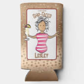 クルーズおもしろいビーチバケーションフォームドリンク スリム缶クーラー (裏面)