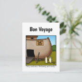 クルーズおもしろい船ユーモアのはがき ポストカード (スタンド正面)