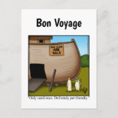 クルーズおもしろい船ユーモアのはがき ポストカード (正面)