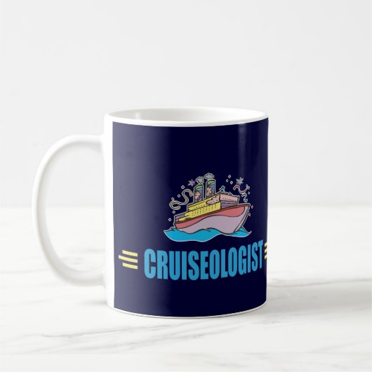 クルーズおもしろい船 コーヒーマグカップ (左)