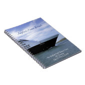 クルーズお洒落シップ船首クルーズパーソナライズされたジャーナル ノートブック (右側)