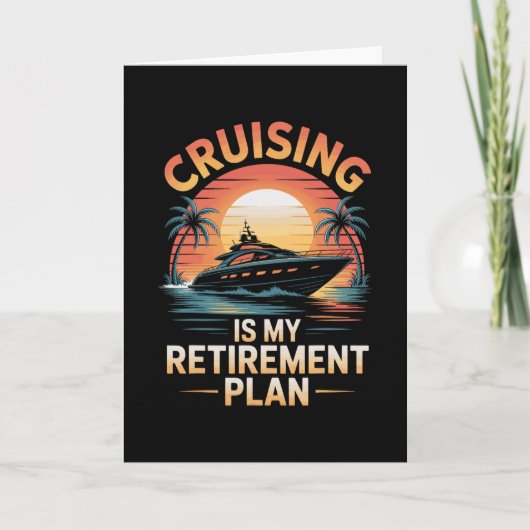 クルーズが私の定年計画 笑えるクルーズ カード (正面)
