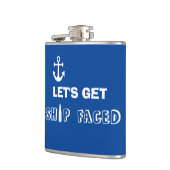 クルーズが船面に出おもしろいる フラスク (左)