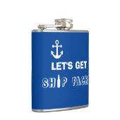 クルーズが船面に出おもしろいる フラスク (右)