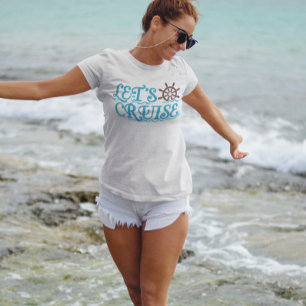 クルーズしよう 海の旅 ヴァケーション Tシャツ