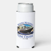 クルーズで思い出を作ろう スリム缶クーラー (Seltzer正面)