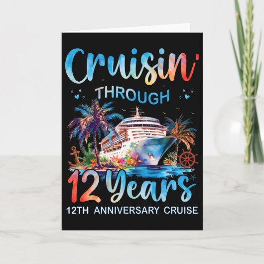 クルーズで過ごす12年間の思い出 12周年クルーズT カード (正面)