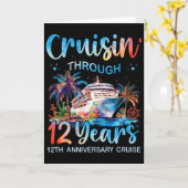 クルーズで過ごす12年間の思い出 12周年クルーズT カード (黄色い花)