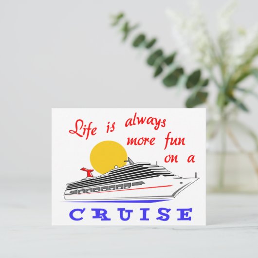 クルーズのおもしろいをもっと見る ポストカード (スタンド正面)