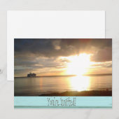 クルーズのご招待 招待状 (正面/裏面)