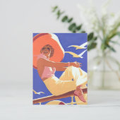 クルーズの女性 ポストカード (スタンド正面)