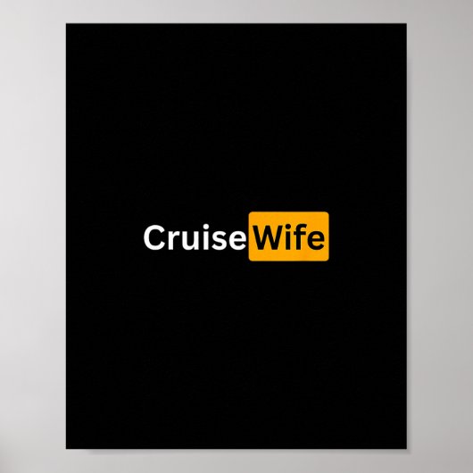 クルーズの妻 - クルーズの出航お祝いギフト ポスター (正面)