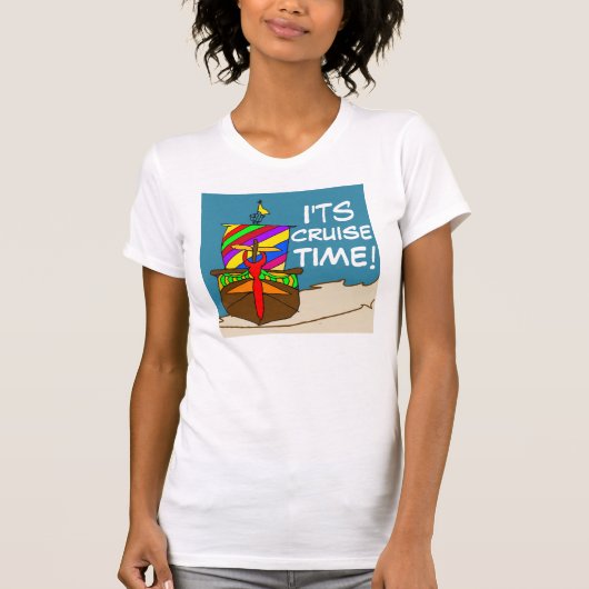 クルーズの時間だ Tシャツ (正面)