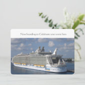 クルーズの結婚式招待状 招待状 (スタンド正面)