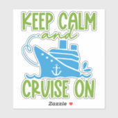 クルーズのKeep Calm シール (シート)