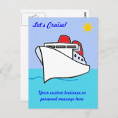 クルーズはがき ポストカード (正面/裏面)