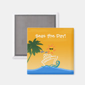 クルーズをテーマにした磁石 マグネット (正面/裏面)