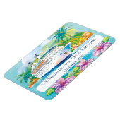 クルーズアイランドキャビンのステートルームドアマーカーマグネット マグネット (左側)