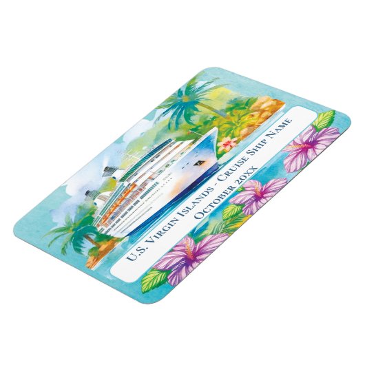 クルーズアイランドキャビンのステートルームドアマーカーマグネット マグネット (左側)