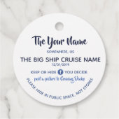 クルーズアヒルのカスタム フェイバータグ (裏面)