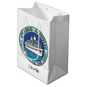 クルーズアホリック名前をカスタムする抱き枕 ミディアムペーパーバッグ (正面アングル)