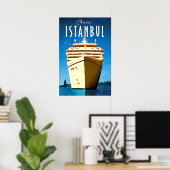 クルーズイスタンブ地中海のル、海、トルコ、ヴィンテージ ポスター (ホームオフィス)