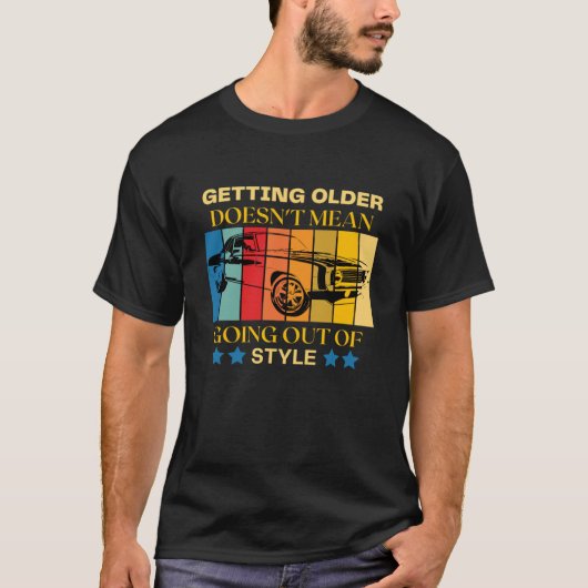 クルーズインスタイル – ヴィンテージライド Tシャツ (正面)