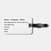 クルーズオリスト-クおもしろいルーズシップバケーション ラゲッジタグ (裏面横)