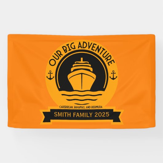 クルーズカリブのバケーション 横断幕 (横)