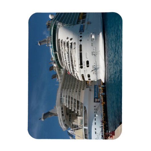 クルーズカリブの船 マグネット (縦)