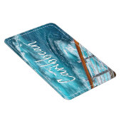 クルーズカリブの-ターコイズ水写真 マグネット (右側)