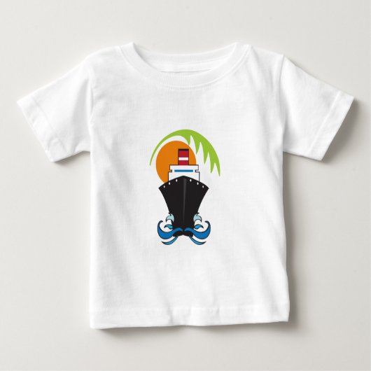 クルーズカリブの ベビーTシャツ (正面)