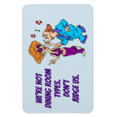 クルーズキャビンおもしろいドアダイニングルーム マグネット (縦)